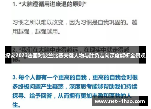 探究2023法国对波兰比赛关键人物与胜负走向深度解析全景观